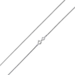 Sterling Silver Glitter Snake Chain 1mm
