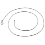 Sterling Silver Glitter Snake Chain 1mm