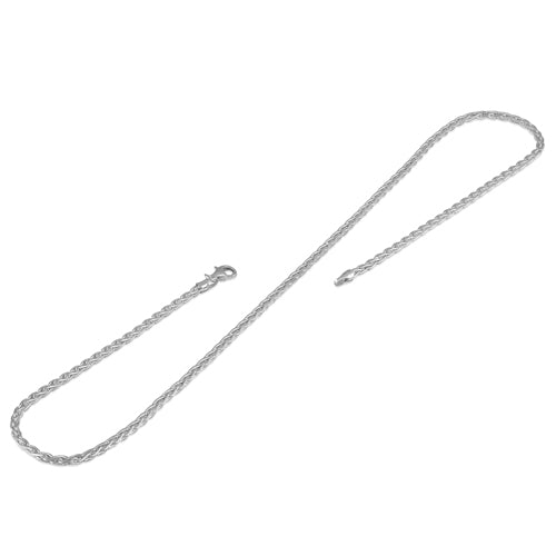 Sterling Silver Spiga Diamond Cut Chain 2.6MM