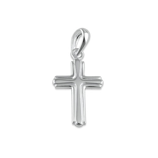 Sterling Silver Gamma Cross Pendant