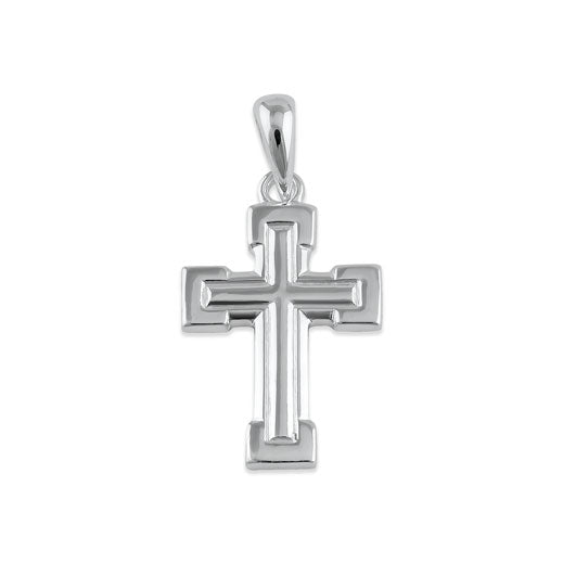 Sterling Silver Crusader's Cross Pendant