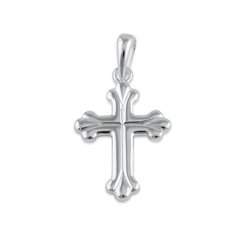 Sterling Silver Botonee Cross Pendant