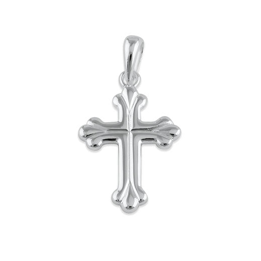 Sterling Silver Botonee Cross Pendant