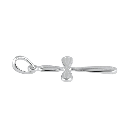 Sterling Silver Rounded Cross Pendant