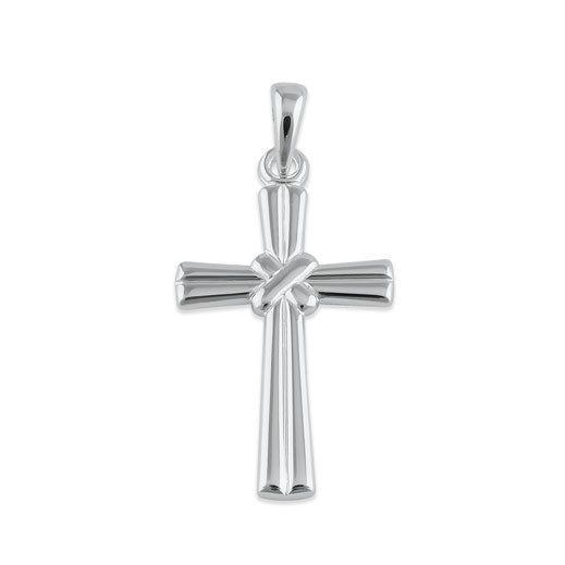 Sterling Silver Saltire Cross Pendant