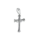 Sterling Silver Floury Crucifix Pendant