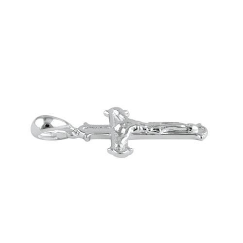 Sterling Silver Floury Crucifix Pendant