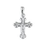 Sterling Silver Botonee Crucifix Pendant