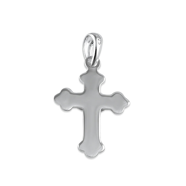 Sterling Silver Botonee Crucifix Pendant