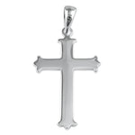 Sterling Silver Byzantium Floury Cross Pendant