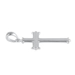 Sterling Silver Byzantium Floury Cross Pendant