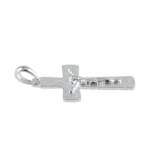 Sterling Silver Vine Crucifix Pendant