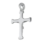Sterling Silver Neolithic Crucifix Pendant