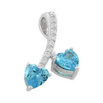 Blue CZ Pendant