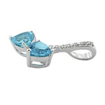 Blue CZ Pendant