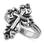 Sterling Silver Vintage Cross Ring