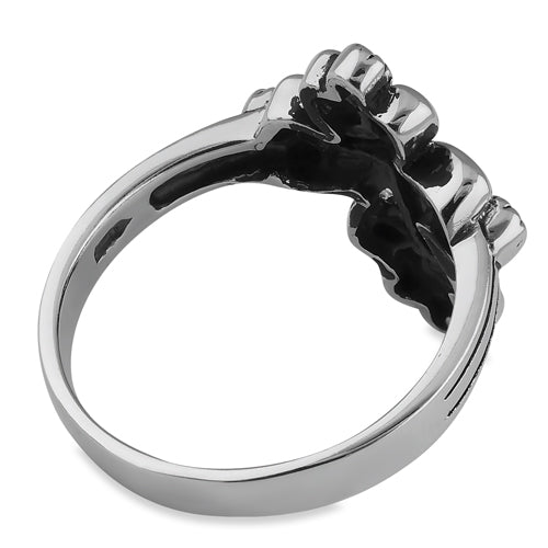 Sterling Silver Vintage Cross Ring