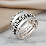Sterling Silver Bali Design Ring