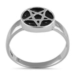 Sterling Silver Star Pentagram Ring