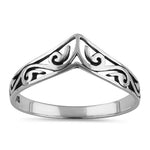 Sterling Silver Edgy Ring