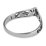Sterling Silver Edgy Ring
