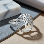 Sterling Silver Tree of Life Ring