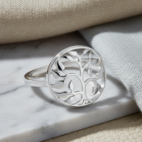 Sterling Silver Tree of Life Ring