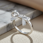 Sterling Silver Bow Ring