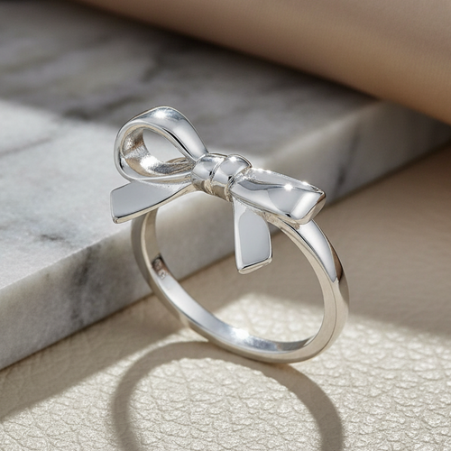 Sterling Silver Bow Ring