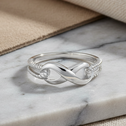 Sterling Silver Infinity Ring