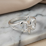 Sterling Silver Fleur de Lis Ring