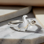 Sterling Silver Dinosaur Ring
