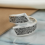Sterling Silver Bali Swirl Ring