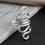 Sterling Silver Wiggly Ring