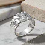 Sterling Silver Men's Heavy Nugget Ring
