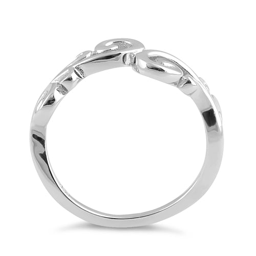 Sterling Silver Connecting Vines Ring
