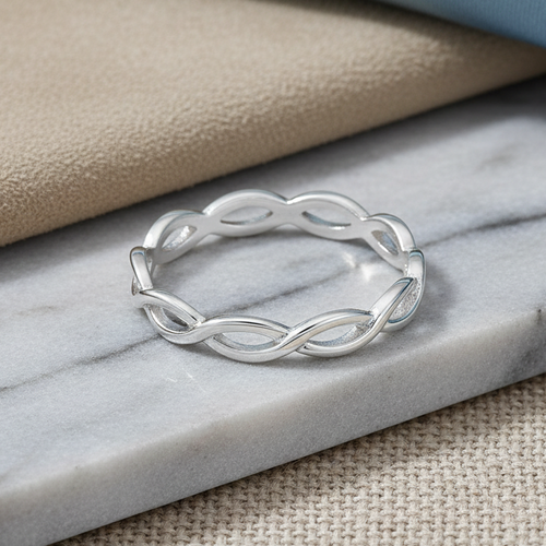 Sterling Silver Braided Ring