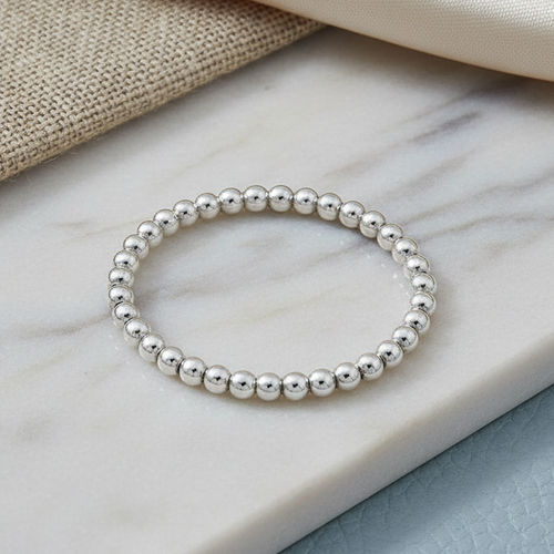 Sterling Silver 1.5mm Stackable Bead Ring