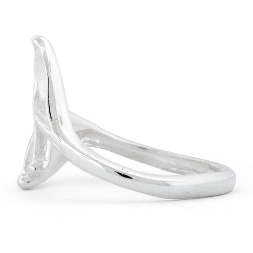 Sterling Silver Four Leaves Ring