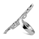 Sterling Silver Leaves Ring