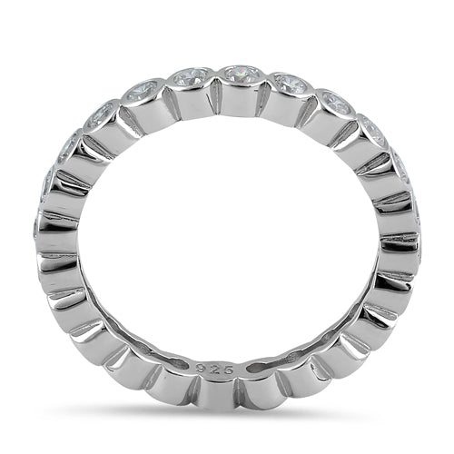 Sterling Silver Eternity CZ Ring