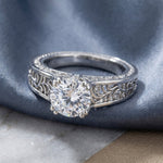 Sterling Silver 2.0 ct. CZ Ring