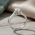 Sterling Silver 1.0 Ct. CZ Engagement Ring
