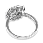 Sterling Silver CZ Cluster Ring