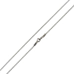 Stainless Steel Bead Chain Necklace 2MM