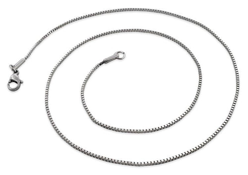 Stainless Steel Box Chain Necklace 1.2 MM