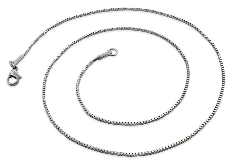 Stainless Steel Box Chain Necklace 1.2 MM