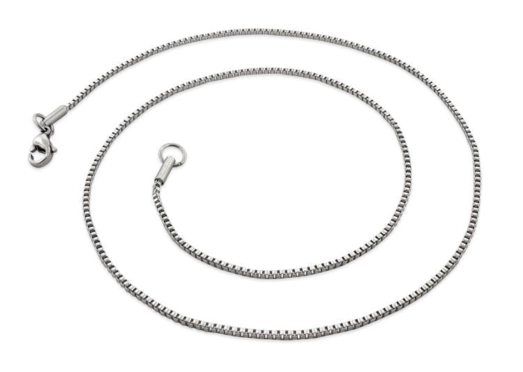 Stainless Steel Box Chain Necklace 1.5 MM