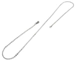 Stainless Steel Flat Rollo Chain Necklace 2MM