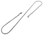 Stainless Steel Round Box Chain Necklace 3MM